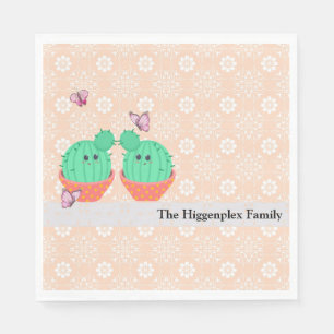 Servilleta De Papel Napkins de diseño con cacti