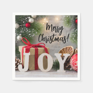 Servilleta De Papel Napkins de Feliz Navidad