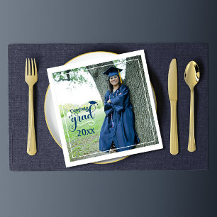 Servilleta De Papel Napkins de Grado de Graduación de Fotos de Felicit
