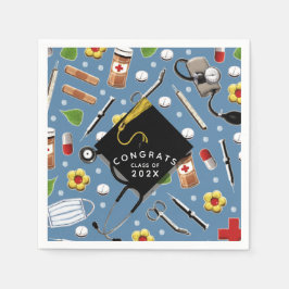 Servilleta De Papel Napkins de graduación de la escuela de enfermería