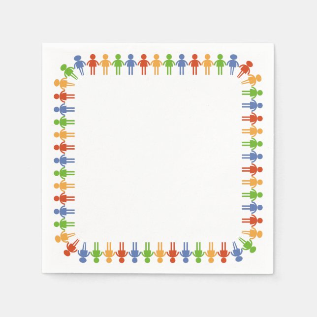 Servilleta De Papel Napkins de grupos comunitarios (Anverso)