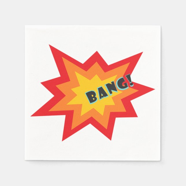 Servilleta De Papel Napkins de historietas para Fiestas (Anverso)