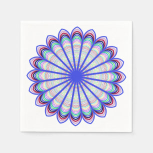 Servilleta De Papel Napkins De Mandala Prismática