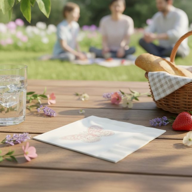 Servilleta De Papel Napkins de mariposa (Subido por el creador)