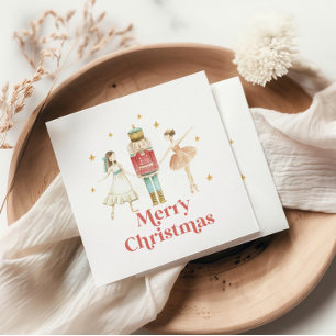 Servilleta De Papel Napkins de Navidades de ballet de invierno de Nutc