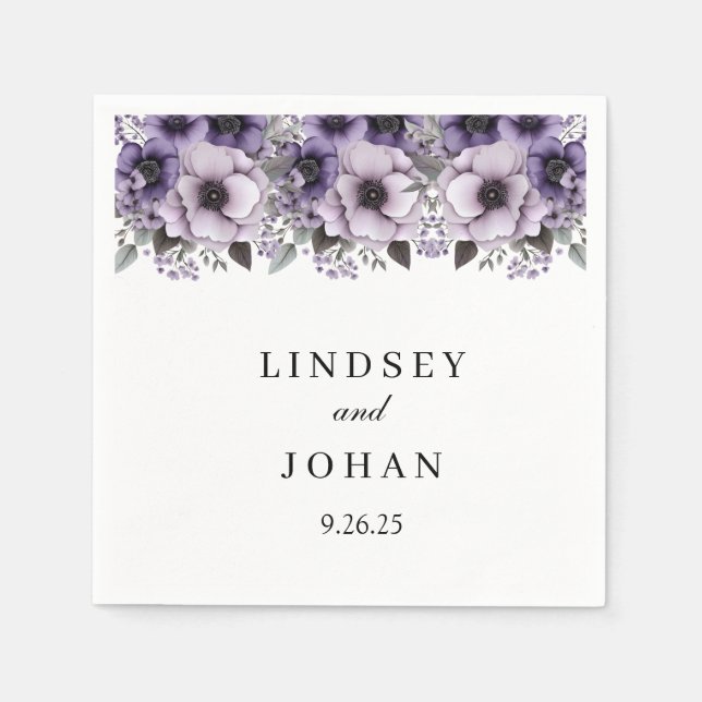 Servilleta De Papel Napkins de papel boda (Anverso)