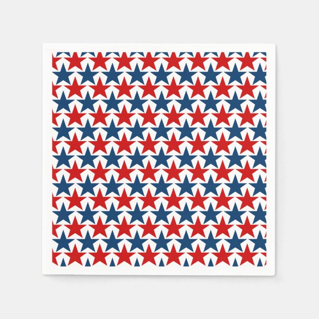 Servilleta De Papel Napkins de papel de estrellas (Anverso)