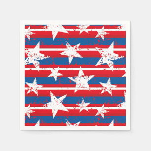 Servilleta De Papel Napkins de papel de estrellas patrióticas
