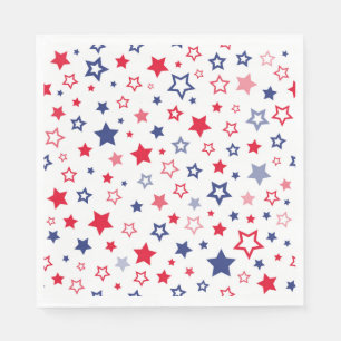 Servilleta De Papel Napkins de papel de estrellas patrióticas