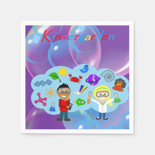 Servilleta De Papel Napkins de papel de jardín infantil