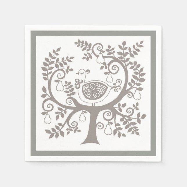 Servilleta De Papel Napkins de papel de vacaciones para navidades (Anverso)