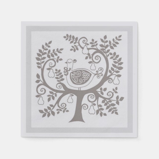 Servilleta De Papel Napkins de papel de vacaciones para navidades (Anverso)