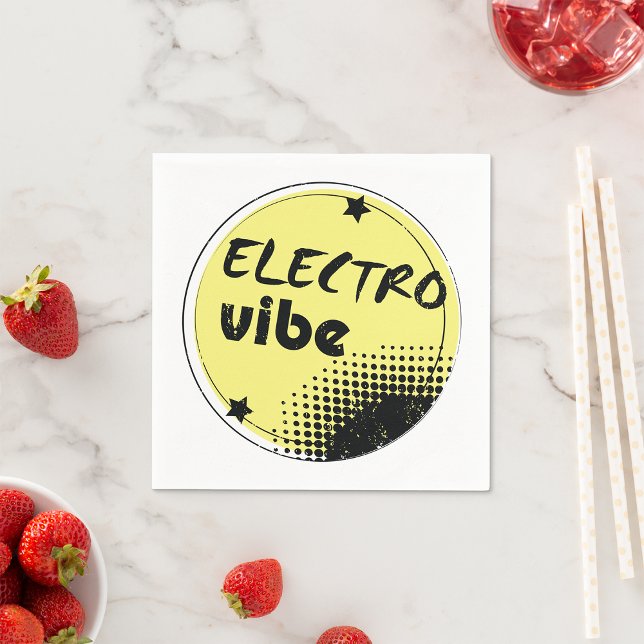 Servilleta De Papel Napkins De Papel De Vibe De Electro (Subido por el creador)