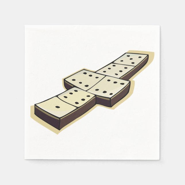 Servilleta De Papel Napkins de papel Domino (Anverso)