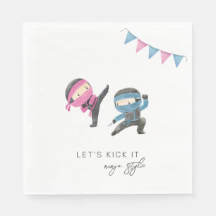 Servilleta De Papel Napkins de papel Fiesta Ninja