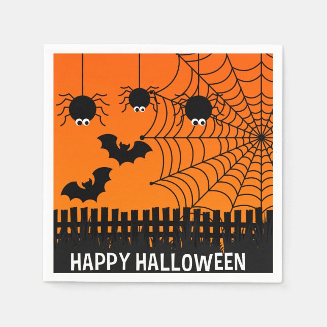 Servilleta De Papel Napkins de papel-Halloween (Anverso)