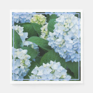 Servilleta De Papel Napkins de papel-Hydrangeas azules