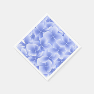 Servilleta De Papel Napkins de papel-Hydrangeas azules