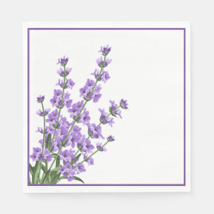 Servilleta De Papel Napkins de papel-Lavender