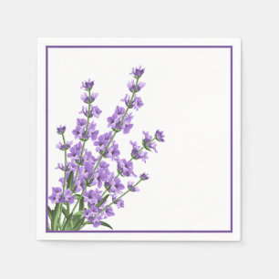 Servilleta De Papel Napkins de papel-Lavender