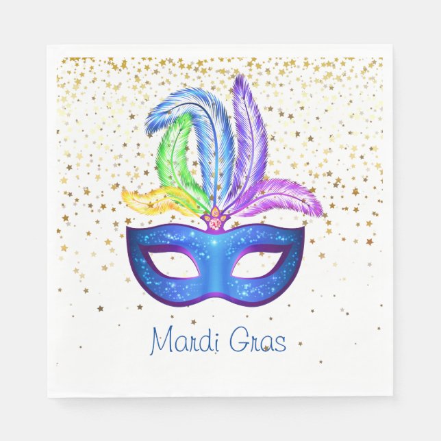 Servilleta De Papel Napkins de papel Mardi Gras (Anverso)