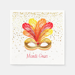 Servilleta De Papel Napkins de papel Mardi Gras