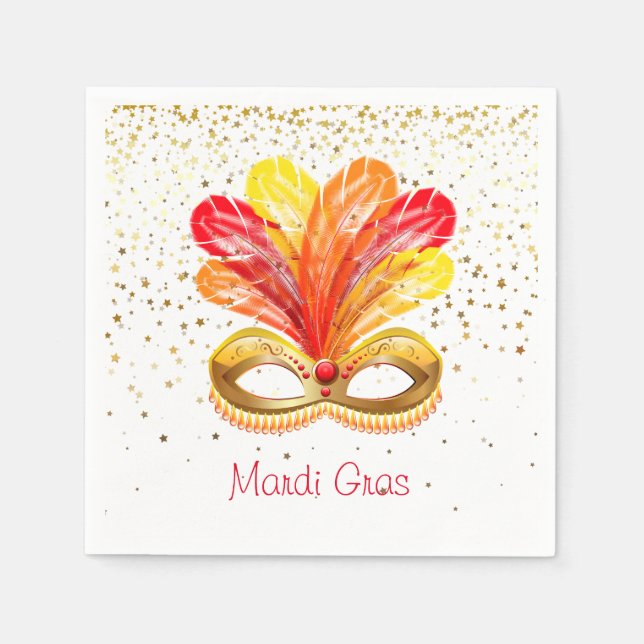 Servilleta De Papel Napkins de papel Mardi Gras (Anverso)