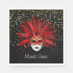 Servilleta De Papel Napkins de papel Mardi Gras