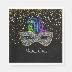 Servilleta De Papel Napkins de papel Mardi Gras