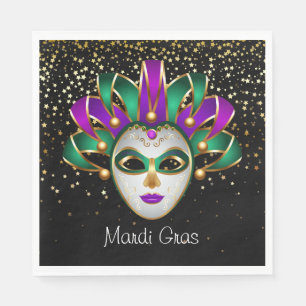 Servilleta De Papel Napkins de papel Mardi Gras