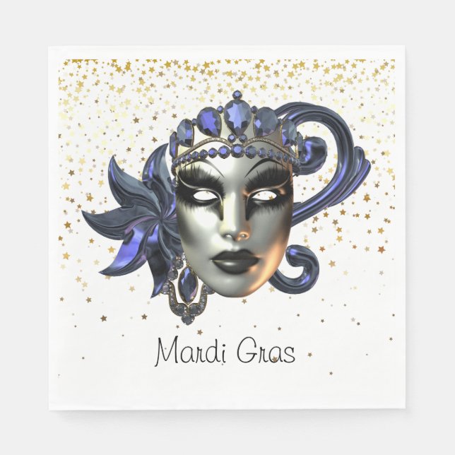 Servilleta De Papel Napkins de papel Mardi Gras (Anverso)
