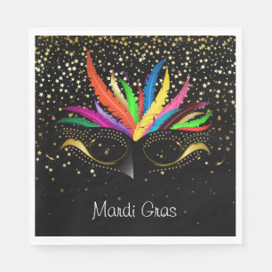 Servilleta De Papel Napkins de papel Mardi Gras