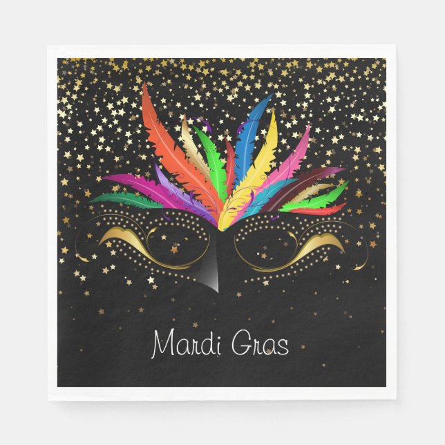Servilleta De Papel Napkins de papel Mardi Gras (Anverso)
