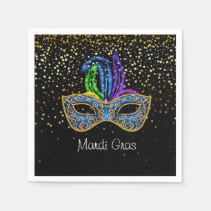 Servilleta De Papel Napkins de papel Mardi Gras