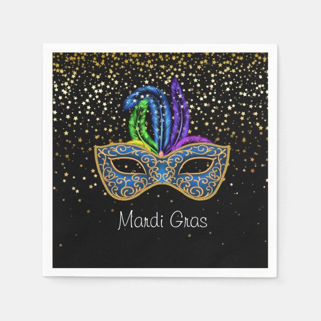 Servilleta De Papel Napkins de papel Mardi Gras (Anverso)