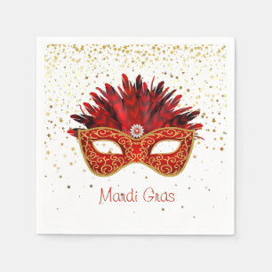 Servilleta De Papel Napkins de papel Mardi Gras