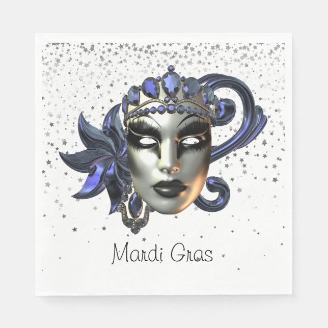 Servilleta De Papel Napkins de papel Mardi Gras (Anverso)