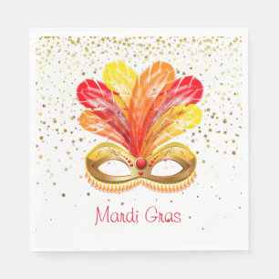 Servilleta De Papel Napkins de papel Mardi Gras