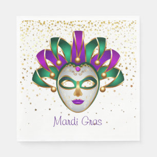 Servilleta De Papel Napkins de papel Mardi Gras