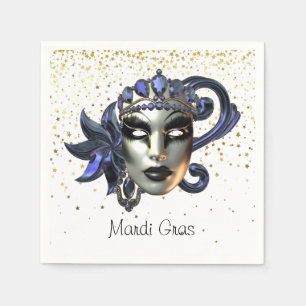 Servilleta De Papel Napkins de papel Mardi Gras