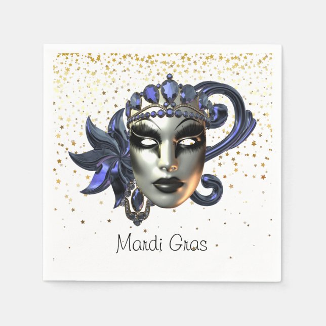 Servilleta De Papel Napkins de papel Mardi Gras (Anverso)
