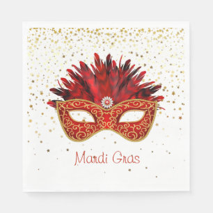 Servilleta De Papel Napkins de papel Mardi Gras