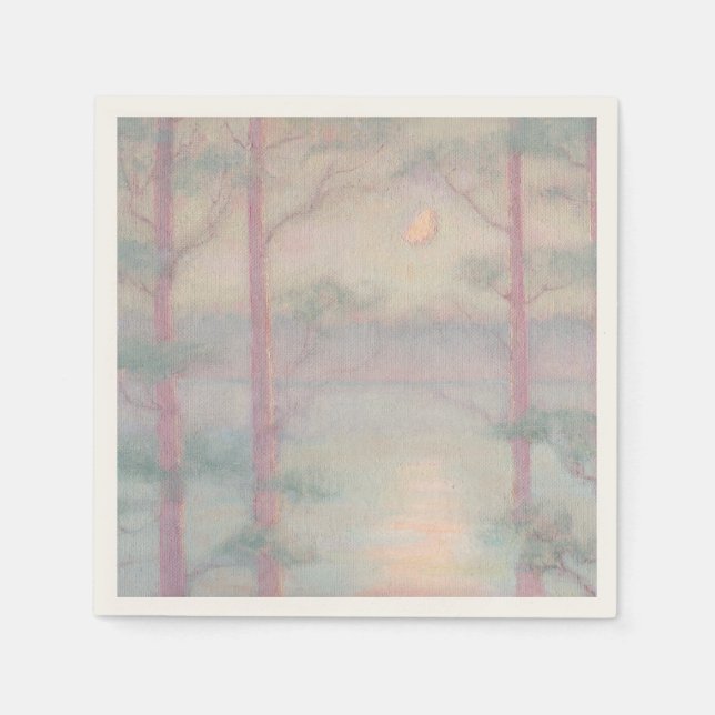 Servilleta De Papel Napkins de papel para la luna de guión (Anverso)