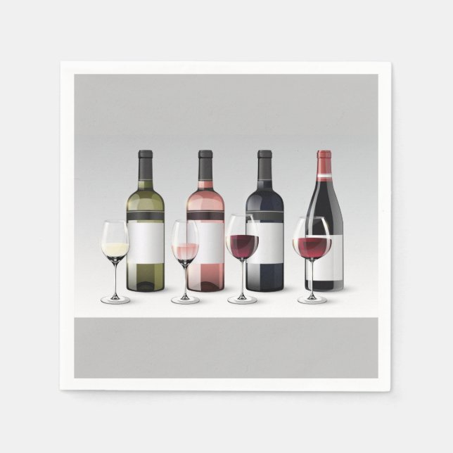 Servilleta De Papel Napkins de papel para la recogida de vinos (Anverso)