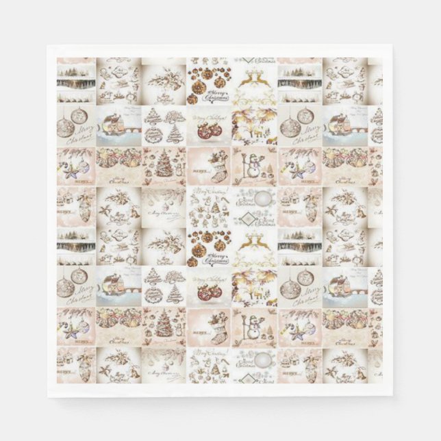 Servilleta De Papel Napkins de papel para navidades (Anverso)