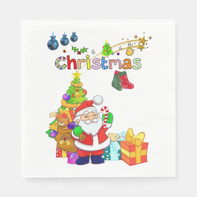 Servilleta De Papel Napkins de papel para navidades (Anverso)