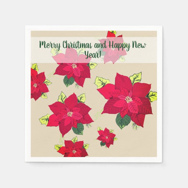 Servilleta De Papel Napkins de vacaciones (Anverso)