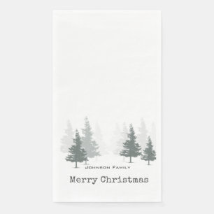 Servilleta De Papel Napkins de vacaciones de Navidades Pine Forest