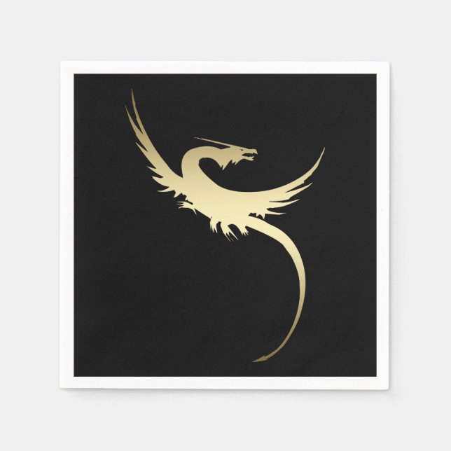 Servilleta De Papel Napkins Dragon (Anverso)