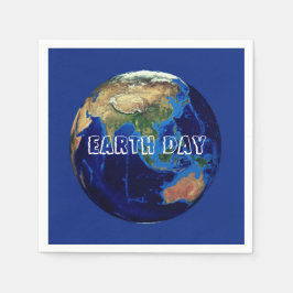 Servilleta De Papel Napkins Earth Day